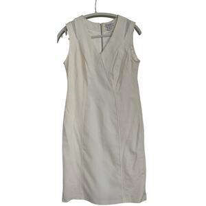 Katherine Barclay Montreal Sheath Dress Off-White 8